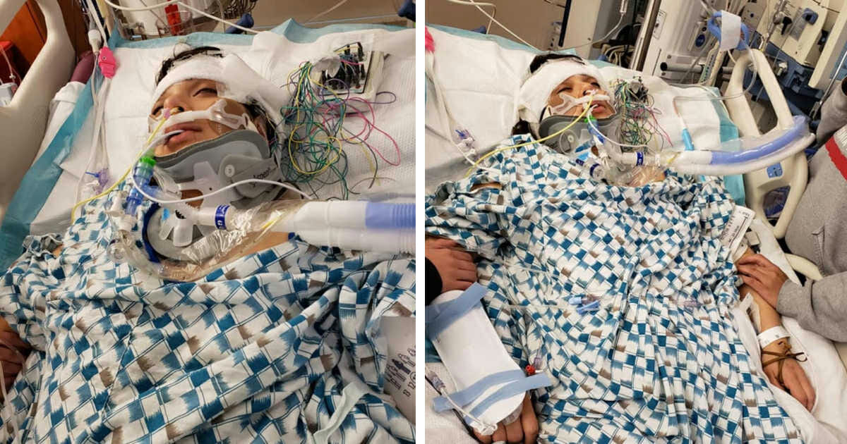 אמא מבקשת תפילות עבור הבת שלה אחרי שבן הזוג שלה 'הראה את אהבתו' על ידי הכנסתה לתרדמת