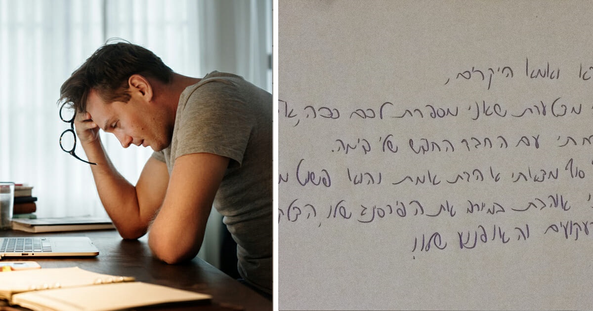 אבא מצא מכתב פרידה מבתו בת ה 16 – המשפט האחרון הכה בו כמו אגרוף לתוך בטן