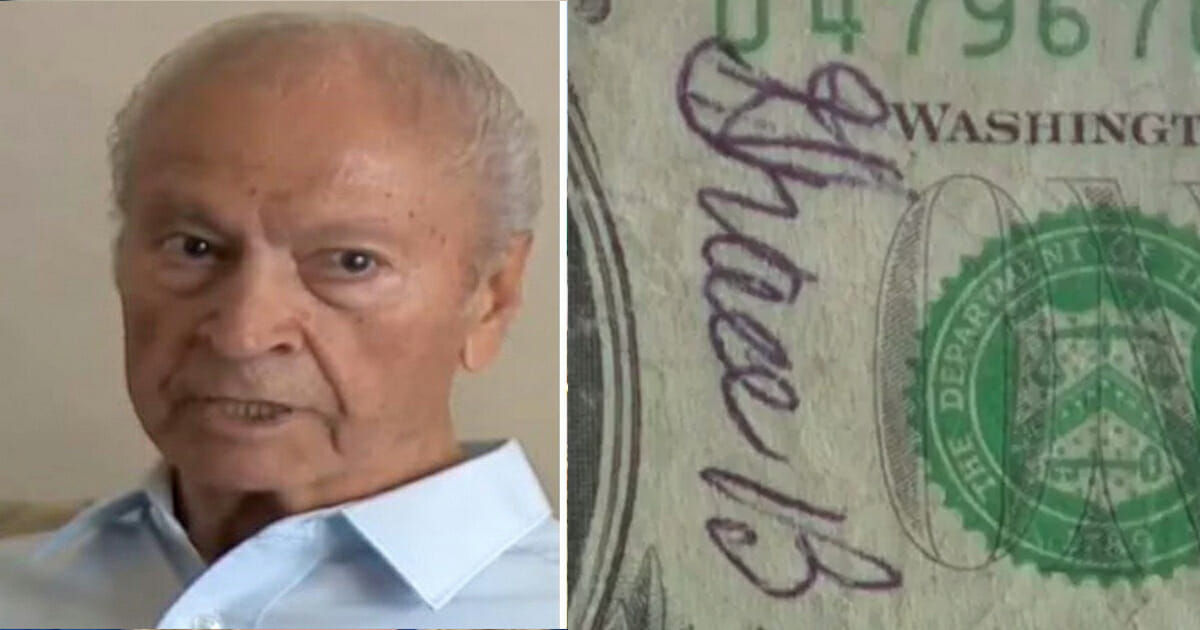 אלמן הזמין ארוחה במסעדה, הסתכל על העודף שהקופאית נתנה לו ומיד קפא במקום