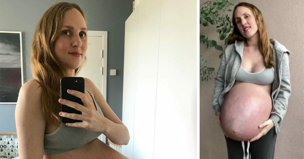 מריה בת ה 36 בילבלה את האינטרנט עם תמונות ההיריון שלה. מה שבתוך הבטן שלה זה לא מה שאתם חושבים