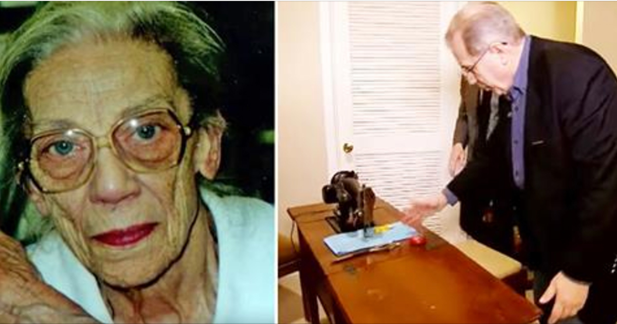 אדם מצא תגלית מרעישה מתחת למכונת התפירה של דודה שלו – החיים שלו השתנו ב 180 מעלות