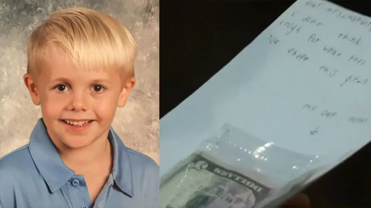 תלמיד כיתה ג' מעריך את המורה שלו כל כך שהוא נתן לה את כסף יום ההולדת שלו כדי להעניק לה 'העלאה בשכר'