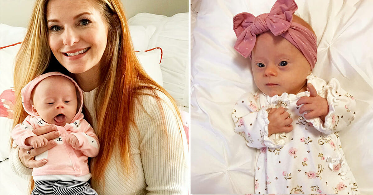 אמא שיתפה 'ביקורת' כנה על התינוקת שלה שנולדה עם תסמונת דאון – 352 אלף איש אהבו את זה