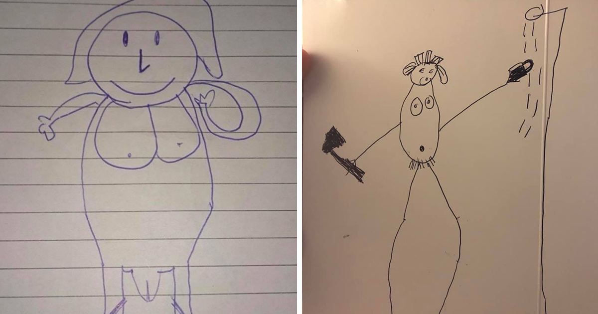 15 ציורי ילדים איומים שרק אמא יכולה לאהוב – אין כאן פיקאסו לעתיד